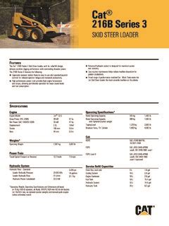 cat 216b skid steer for sale|cat 216b spec sheet.